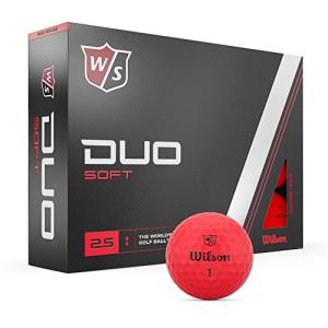 Wilson Duo Soft Red Golf Balls for Men