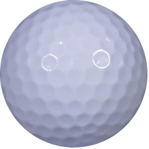 12 Plain Color Golf Balls in Christmas Ribbon