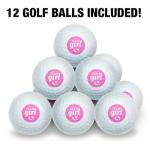 Baby Pink Footprints 12 Pack Wilson Golf Balls