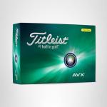 Titleist AVX Yellow Golf Balls - 1 Dozen
