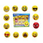 Fun Emoji Golf Balls Gift Set - 12 Pack