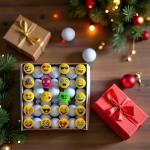 Fun Emoji Golf Balls Gift Set - 12 Pack