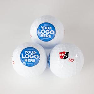 Custom Logo Golf Balls - Set of 3
