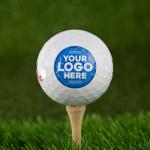 Custom Logo Golf Balls - Set of 3