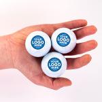 Custom Logo Golf Balls - Set of 3