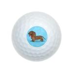 Dachshund Cartoon Wilson Golf Balls 12 Pack