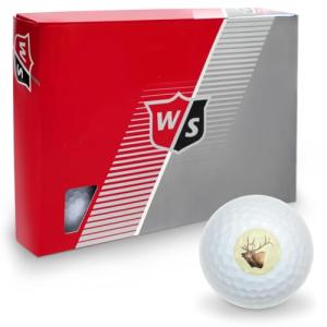 Wilson Elk Head Golf Balls 12 Pack – Premium Quality