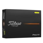 Titleist Pro V1 Yellow Golf Balls - 12 Pack