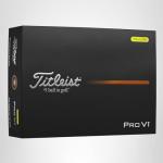 Titleist Pro V1 Yellow Golf Balls - 12 Pack