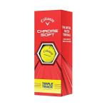 Callaway Chrome Soft Triple Track Golf Balls Yellow