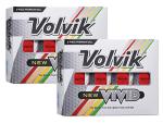 Volvik Vivid 3-Piece Matte Red Golf Balls (24)