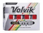 Volvik Vivid 3-Piece Matte Red Golf Balls (24)