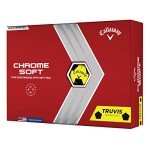 Callaway Chrome Soft Truvis Golf Balls - Yellow/Black