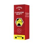 Callaway Chrome Soft Truvis Golf Balls - Yellow/Black