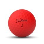 Titleist TruFeel Matte Red Golf Balls - 12 Pack