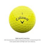Callaway Warbird Yellow Golf Balls 2023