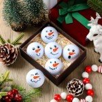 6 Snowman Golf Balls - Fun Gift Idea