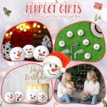 6 Snowman Golf Balls - Fun Gift Idea