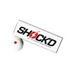 SHOCK'D 3-Ball Sleeve Golf Balls - White