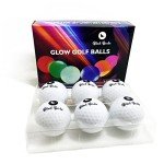 Glow-in-the-Dark Night Golf Balls - 6 Colors