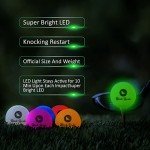 Glow-in-the-Dark Night Golf Balls - 6 Colors