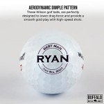 Personalized Golf Balls for Best Man, Wilson Staff