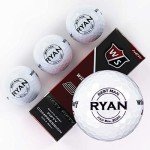 Personalized Golf Balls for Best Man, Wilson Staff