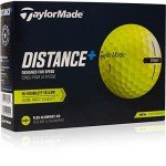 Personalized TaylorMade Distance+ Yellow Golf Balls