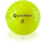 Personalized TaylorMade Distance+ Yellow Golf Balls