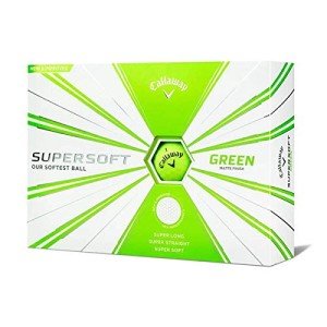 Callaway Supersoft Green Matte Golf Balls - 12 Pack