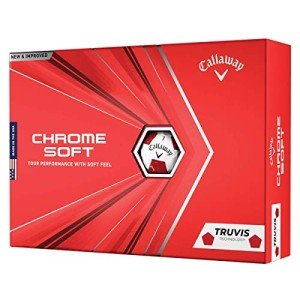 Callaway Chrome Soft Truvis Red/White Golf Balls