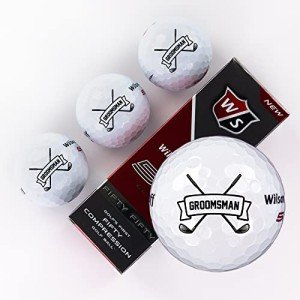 Personalized Groomsman Golf Balls - Sleeve of 3