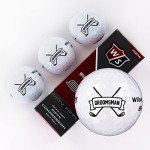 Personalized Groomsman Golf Balls - Sleeve of 3
