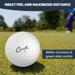 Cut Blue Urethane Golf Balls - 12 Pack