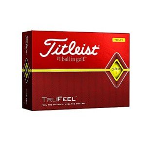 Titleist TruFeel Yellow Golf Balls – Dozen Pack