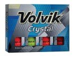 Volvik Crystal Multicolor Golf Balls - 12 Pack