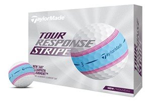 TaylorMade Tour Response Stripe Golf Balls - Dozen