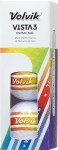 Volvik Vista 3 Prism 360 Golf Balls - Dozen