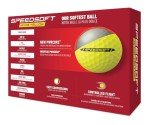 TaylorMade SPEEDSOFT Yellow Golf Balls - 12 Pack