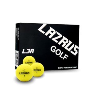 LAZRUS GOLF 2024 Premium Urethan Golf Balls - Yellow