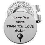 Magnetic Golf Ball Marker - I Love You More