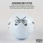 Personalized Best Man Golf Balls - Sleeve of 3