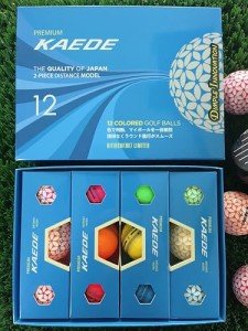 Kaede Colorful Distance Golf Balls – One Dozen