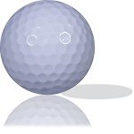 12 Plain Color Golf Balls in Christmas Ribbon