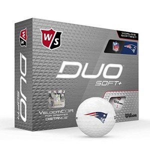 Wilson Duo Soft+ NFL Golf Balls - New England