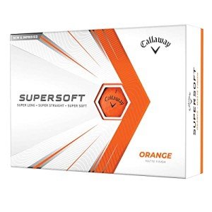 Callaway Supersoft Orange Golf Balls - Pack of 12