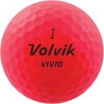 Volvik Vivid Matte Pink Golf Balls - Dozen