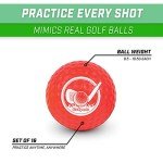 GoSports Foam Golf Practice Balls - 16 Pack