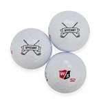 Personalized Wilson Golf Balls Sleeve - Wedding Gift