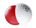 Cut Red Golf Balls - 24 Pack